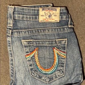 True Religion Rainbow Pockets Skinny Women Jeans